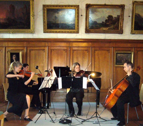 Klavierquartett im Marmorsaal Jagdschlo Granitz